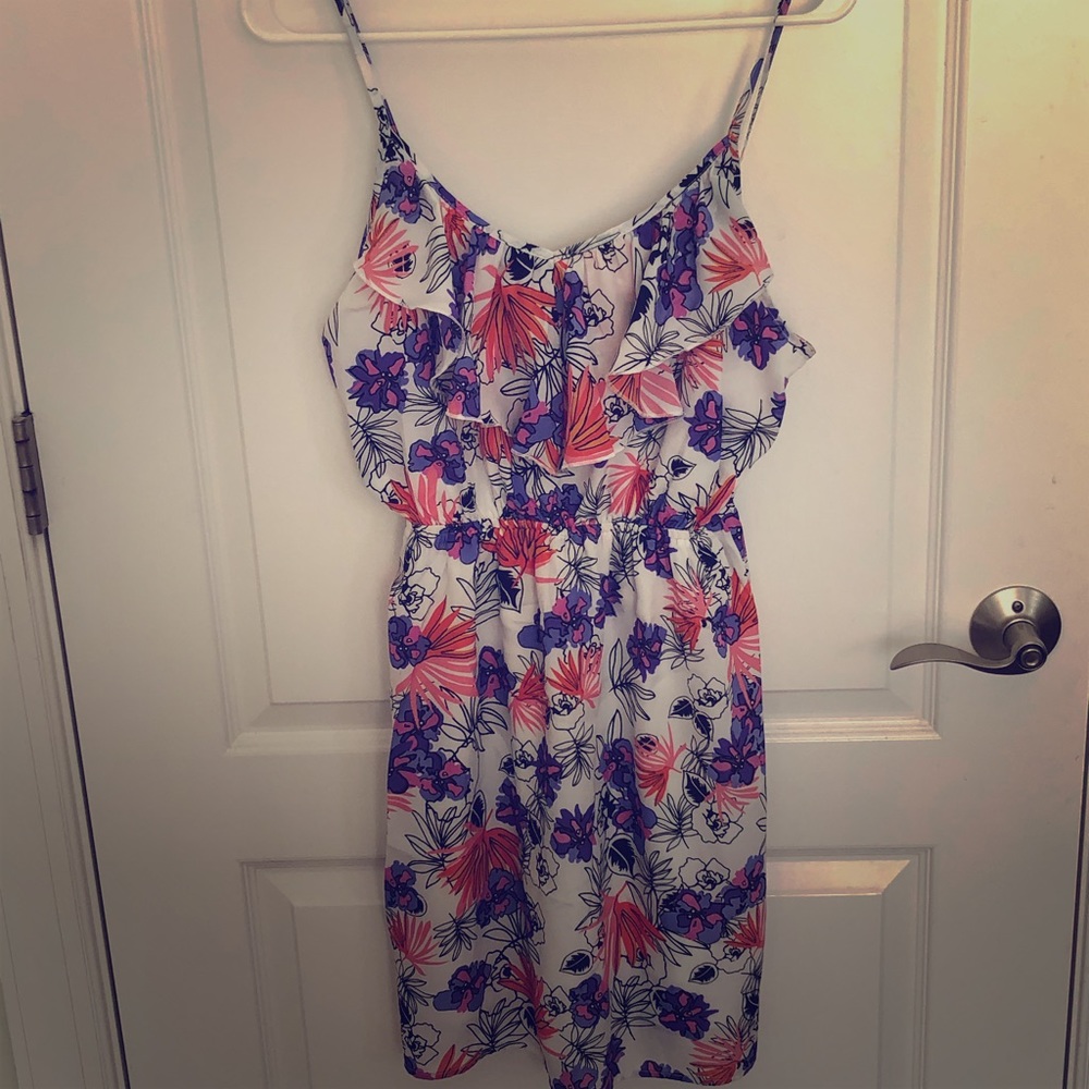 Dress with floral detail